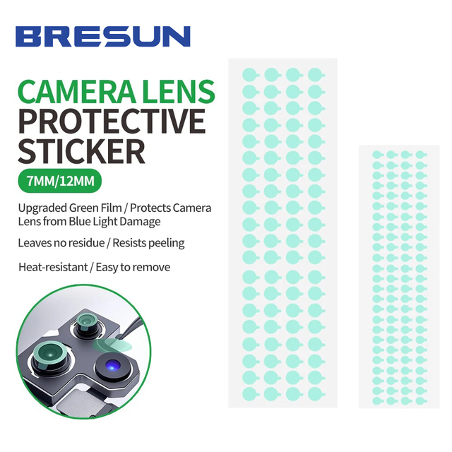 RELIFE 7/12mm Camera Protection Sticker for Mobile Phone Camera Lens Repair Dust-proof Accidental Touch Protection Sticker Tool