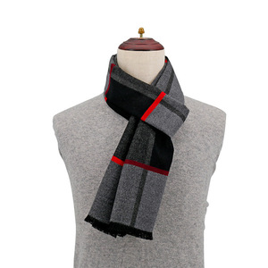 Bufanda para Hombre 100% Acrílica a Cuadros, Bufanda de Moda para Hombre al por Mayor, Pashmina Multicolor de Invierno, Chal de Moda para Adultos - Product Image 3