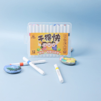 Usine SupplyP Séchage Rapide Professionnel Peinture Colorée Acrylique Marqueur Stylo Pour Rock Céramique Bois DIY Artisanat