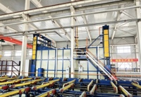 Four de vieillissement à chariot 24 cadres 132KW 380V PLC pour traitement thermique des profilés aluminium T5 T6 Afrique