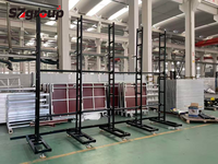 Soporte de Fondo Portátil para Pantalla LED, Estructura de Aluminio con Conexión Tipo Spigot para Escenario, Soporte de Pared Plegable