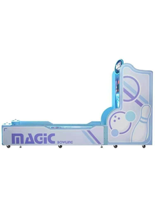 Mini máquina de bolos para interiores automática, sistema de simulador de consola de videojuegos mágico que funciona con monedas con 1 año de garantía, hecho de plástico - Product Image 4