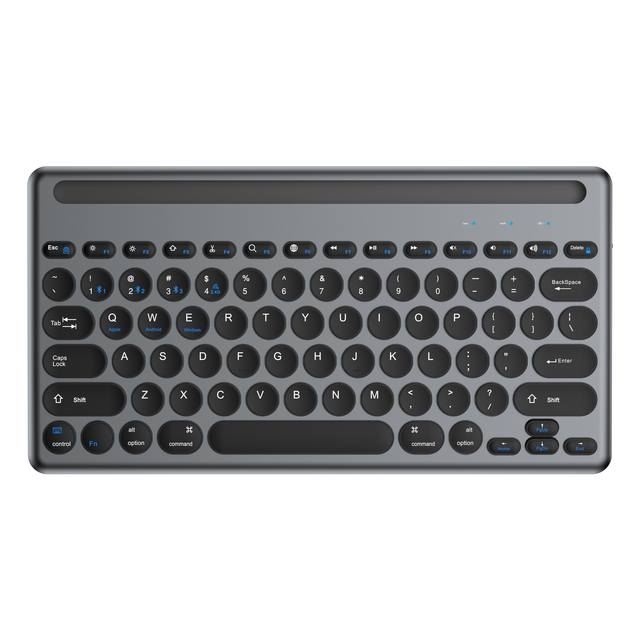 OEM Custom 2.4G for Blue-tooth Wireless Keyboard with LED Backlit Lightweight Durable Fast Delivery Bulk Order Discount