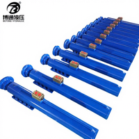 Cylindres hydrauliques télescopiques multi-étages à double effet BOTONG avec moteur à engrenages pour stabilisateurs de véhicules de chantier, origine chinoise