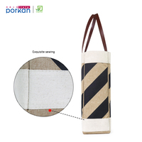 Sac fourre-tout en jute écologique réutilisable 320 g/m² avec poignée en sangle de coton, logo personnalisé, design pliable, capacité de 20 kg, poche intérieure
