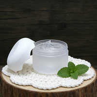 Contenants personnalisés en plastique recyclable de qualité alimentaire de 120 ml à large ouverture avec couvercle à vis pour lait, sucre, slime, pots mignons en PP pour yaourt et pouding