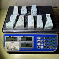 Haute qualité bleu cristal Quartz caraïbes Calcite Points hémimorphite tour Druzy pour la décoration de la maison