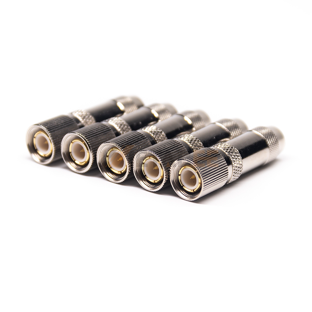 L9 (1.6/5.6) RF Coaxial Connector, Solder Post PCB Mount