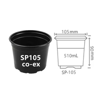 Bacs de culture pour plantes en plastique biodégradable, écologiques, durables et légers, de 5 et 40 gallons, avec trous de drainage pour la croissance des racines