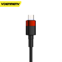 D61V 1M Longitud 3A Corriente Nylon Trenzado Aluminio Shell TPE USB a Micro Teléfono Cables de carga