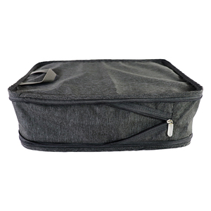 Ensemble de 3 sacs de rangement de voyage portables extensibles en tissu cationique, organiseurs de vêtements pour bagages, pochettes et cubes de rangement - Product Image 2