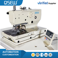QS-9820V Machine à coudre industrielle électronique à entraînement direct pour boutonnières rondes et œillets, modèle Phoenix Eye
