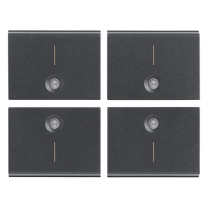 Interrupteurs à quatre demi-touches, symbole 1M, gris, longueur 5 mm, largeur 1,9 mm, hauteur 1,3 mm - Product Image 1