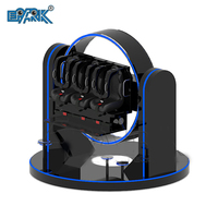 Vr Franchise 360 montagnes russes parc d'attractions Ride 9d Vr 3 places Vr cinéma chaises simulateur