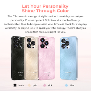 Nuovo Smartphone <span class=keywords><strong>C3</strong></span> 4+128GB Dual SIM, Schermo HD BOE da 6.6 Pollici, Android 15, Ricarica Inversa, Telefono Cellulare - Product Image 2