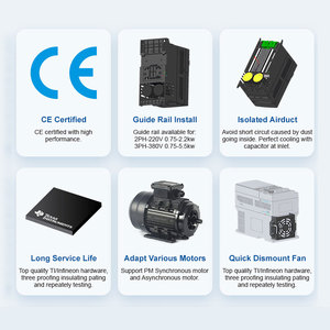 VFD ổ đĩa 2.2 kW 3KW 4Kw 5.5KW 10KW 11Kw 15KW 18kw 22Kw 30Kw 37Kw 55Kw 200Kw 250Kw 350kw 400kw 220V AC VFD ổ đĩa cho động cơ - Product Image 4