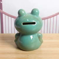Tirelire grenouille en céramique MSH en gros – Cadeau pour enfants et ornement artisanal pour la maison
