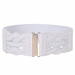 <span class=keywords><strong>Cintura</strong></span> Elastica Intrecciata da Donna, Versatile e alla Moda, <span class=keywords><strong>Cintura</strong></span> Elastica Rossa per Abiti Femminili - Product Image 5