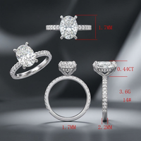 Servicio de Diseño CAD de Joyería 3D Profesional de Xinfly |   Anillo de Compromiso Personalizado y Modelado de Joyería Fina |   Rápida respuesta y alta precisión