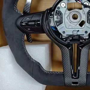 Volant de voiture en microfibre suédée et fibre de carbone modèle M Sport pour <span class=keywords><strong>BMW</strong></span> M550i F10 M4 F82 2008 <span class=keywords><strong>bmw</strong></span> 528i 325i F33 435i - Product Image 5