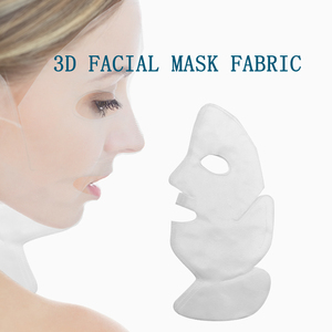 Tissu pour masque facial 3D 40 g/m², polyester viscose, crochet d'oreille, papier pour masque facial, tissu pour masque facial pour le visage et le cou - Product Image 3