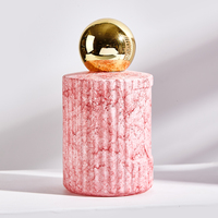 Flacons de parfum en verre plat de haute qualité, luxe, 30 ml, 50 ml, 100 ml, couleur personnalisée, rechargeables, avec bouchon