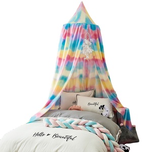Kelambu Tempat Tidur Anak Perempuan, Tenda Bermain Bentuk Kubah, Kelambu Anti Nyamuk Gradasi Pink, Penahan Angin, Tenda Tempat Tidur Gantung Anak, Kelambu Tempat Tidur Bayi Musim Panas - Product Image 1