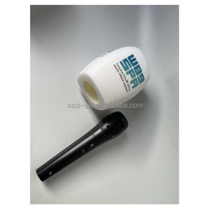 BBC Channel Logo Microphone imprimé pare-brise Mic <span class=keywords><strong>pas</strong></span> <span class=keywords><strong>cher</strong></span> couverture de micro éponge conception de logo personnalisé - Product Image 3