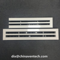 Boîte de ventilation de plafond pour conduits de CVC, diffuseur linéaire à fente pour l'air d'alimentation