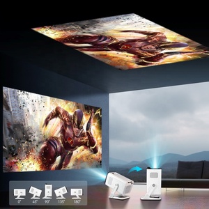 Nuevo Proyector Portátil Inteligente X1Q 2025, Android 11, Cuatro Núcleos, con WiFi 6, Video 4K, 720P, Mini Cine en Casa 3D, <span class=keywords><strong>Versus</strong></span> HY300 Pro - Product Image 4