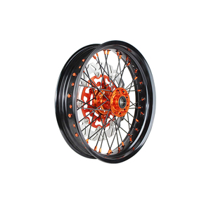 Juego de Ruedas Completas de Aleación de Aluminio CNC de 17 Pulgadas Anodizadas Supermoto DOT 17x3.5 17x5.0 para Husqvarna TE300 FE250 FS450 <span class=keywords><strong>Motard</strong></span> Racing - Product Image 2