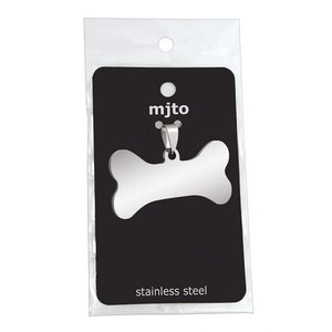 Ornements d'os en acier de plaque de 22x44mm - Product Image 3