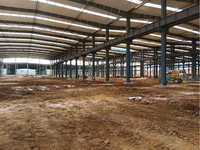 Étagère de stockage en acier robuste SAFS pour entrepôt, structure métallique industrielle pour le stockage en usine