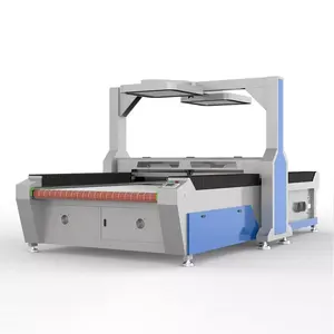 1600*3000mm cnc CCD Fabric Laser Cutter For Cycling Jersey Bicycle Jersey Sublimation Wear