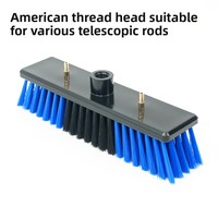 Brosse de nettoyage pour panneaux solaires photovoltaïques, poils en nylon, manche en plastique, outil de nettoyage domestique pour vitres, compatible DIY et OEM, pour le nettoyage par pulvérisation