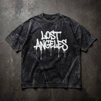 T-shirts personnalisés délavés à l'acide pour hommes – Qualité supérieure, personnalisation, fabricant de marque privée – Nouveau style streetwear 2026