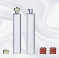 Flacons en verre transparents scellés par sertissage pour cosmétiques et poudres lyophilisées – Contenants vides