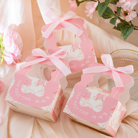 Boîtes à bonbons de mariage personnalisées en gros, boîtes à bonbons créatives biodégradables, pliables, écologiques, CMYK