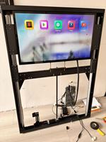 Marco Elevador Eléctrico para TV de 43'' y 32'' para Furgonetas VIP de Lujo, Partición para Mercedes Vito Clase V, Sprinter, Toyota Hiace, Coaster