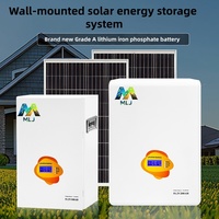 5-60KW Sistem Tenaga Surya Rumah Tangga Off-Grid Lengkap dengan Kit Mobil, Sistem Penyimpanan Energi PV Rumah Tangga yang Dapat Ditumpuk, Baterai LiFePO4, Inverter Gelombang Sinus Murni