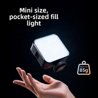 Mini Lampe Portable Rechargeable pour Selfie, Lumière de Poche pour Téléphone Portable, Éclairage de Studio pour Vlog, Couleurs Réglables