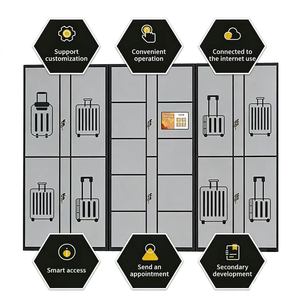 Hot Sale Railway Station Airport Scenic Area Suitcase Self-Service Electronic Bag Steel <strong>Storage</strong> <strong>Cabinet</strong> Intelligent Smart <strong>Locker</strong> - Product Image 3