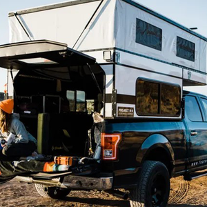 خيمة سقف صلبة فاخرة لشاحنة البيك آب مصنوعة من سبائك الألومنيوم مقاومة للماء وقابلة للقفل للتخييم والسفر - Product Image 3