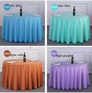 120インチラウンドスパンコールローズゴールドウェディングダイニングテーブルクロスラウンドスパンコールタフタテーブルクロス - Product Image 5