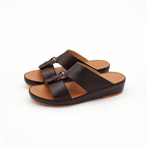 نعال رجالي خليجي صندل جلدي أصلي 100٪  صناعة يدوية صندل رجالي عربي, صندل رجالي رمضان صندل رجالي عربي - Product Image 4