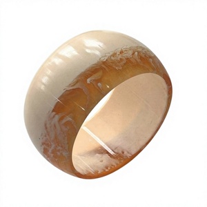 Cute Black White Polka Dot Resin Acrylic <b>Bangle</b> <b>Bracelets</b> Premium Trendy Unisex Classic Style Fashionable Jewelry with Woman - Product Image 3