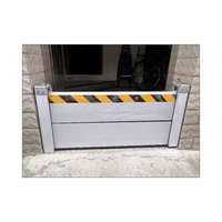 Barrière anti-inondation en alliage d'aluminium, facile à nettoyer et à entretenir, barrière d'eau réutilisable pour une utilisation quotidienne à long terme