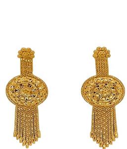 Juego De pendientes chapados en oro De 24K para mujer, aretes De lujo, placa o conjunto africano, joyería africana, 5 gramos - Product Image 1