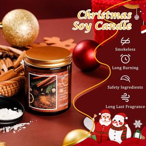 Customized home decor items, birthday <b>gifts</b>, ornaments, Christmas decorations, 7oz soy wax scented <b>candles</b> - Product Image 2
