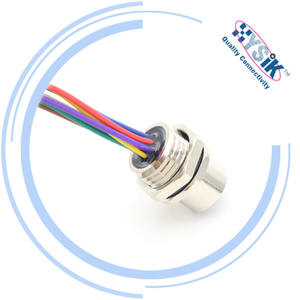 M12 A-Kodlu 4-PIN CANopen Cihaz Ağı Konektörü, Sensör DC Güç IO Ethernet Aktüatör için - Product Image 5